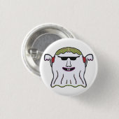Cooles Ghost Button (Vorne & Hinten)