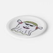 Cooles Ghost Pappteller (Schrägansicht)