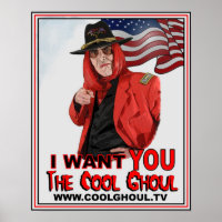 Cooles Ghoul 16" x 20" Poster