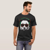 Cooles Giant DJ Panda Graphic Shirt (Vorne ganz)
