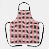 Cooles Gingham Pink Black and White Design Schürze (Vorderseite)