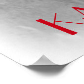 Cooles Giraffenposter! Poster (Ecke)