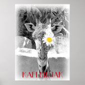 Cooles Giraffenposter! Poster (Vorne)