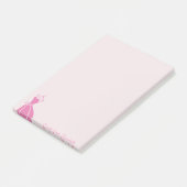 Cooles Girly Dress - Personalisiert Post-it Klebezettel (angewinkelt)