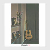 Cooles Gitarrengeschenk Aufkleber (Blatt)