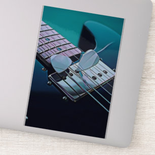 Cooles Gitarrengeschenk Aufkleber