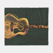 Cooles Gitarrengeschenk Fleecedecke (Vorderseite (Horizontal))