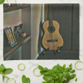 Cooles Gitarrengeschenk Geschirrtuch (Gefaltet)