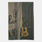 Cooles Gitarrengeschenk Geschirrtuch (Vertikal)