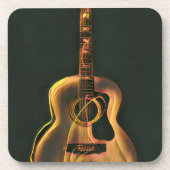 Cooles Gitarrengeschenk Getränkeuntersetzer (Vorderseite)