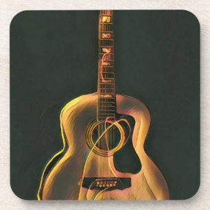 Cooles Gitarrengeschenk Getränkeuntersetzer