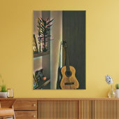 Cooles Gitarrengeschenk Leinwanddruck (Insitu (Wohnzimmer))