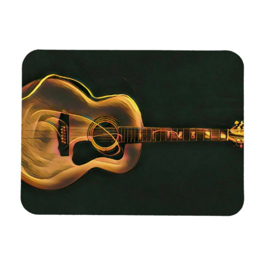 Cooles Gitarrengeschenk Magnet (Horizontal)