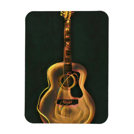 Cooles Gitarrengeschenk Magnet (Vertikal)