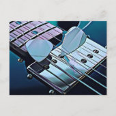 Cooles Gitarrengeschenk Postkarte (Vorderseite)