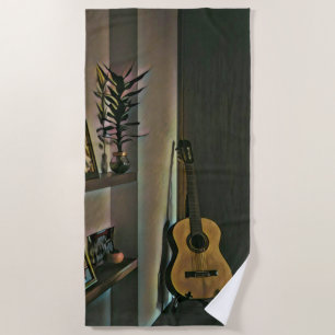 Cooles Gitarrengeschenk Strandtuch