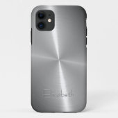 Cooles glänzendes Radialstahlmetallisches Case-Mate iPhone Hülle (Rückseite)