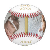 Cooles Gold #1 VATER Vathage Day Foto Baseball (Vorderseite)