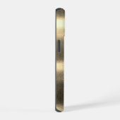 Cooles Gold Look Bee Monogram iPhone 15 Hülle (Rechte Seite)