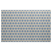 Cooles Gold- und Blaukatzenmuster Stoff (Yard (91,4 cm))