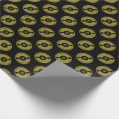 Cooles Goldvinylverpackungs-Papier Geschenkpapier (Ecke)