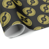 Cooles Goldvinylverpackungs-Papier Geschenkpapier (Rolleneckpunkt)