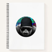Cooles Gorilla Spiral Notebook Notizblock (Vorderseite)