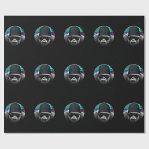 Cooles Gorilla Wrapping Paper Geschenkpapier