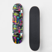 cooles Graffiti-Lieblingsmuster Skateboard (Vorderseite)