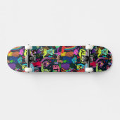 cooles Graffiti-Lieblingsmuster Skateboard (Horizontal)