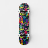cooles Graffiti-Lieblingsmuster Skateboard (Vorderseite)