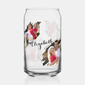 Cooles Graffiti-Torn-Effekt-Monogramm Dosenglas (Rückseite)