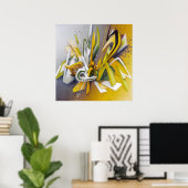 Cooles Graffiti Wortart Wohngestaltung Poster (Heimbüro)