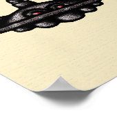 Cooles Grafikkunstposter für Robotik Poster (Ecke)