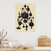 Cooles Grafikkunstposter für Robotik Poster (Küche)