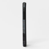 Cooles Grau auf schwarzem kanadischem Case-Mate iPhone Hülle (Hinten/Links)