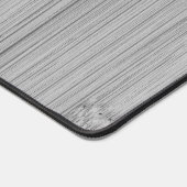 Cooles graues Bambusholz Drucken Ihr Name Beruf Schreibtischunterlage (Ecke)