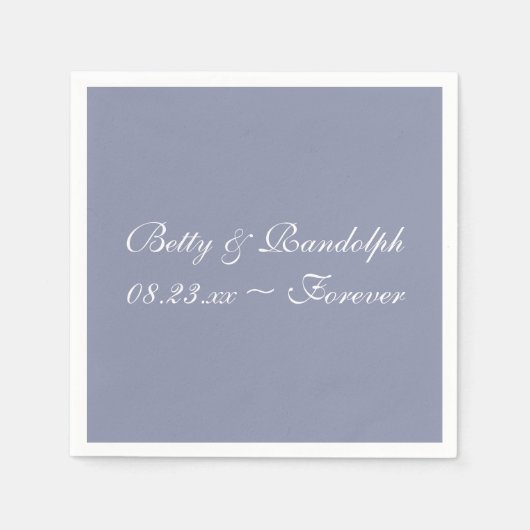 Cooles graues Single Farbpapier Napkins Serviette (Vorderseite)