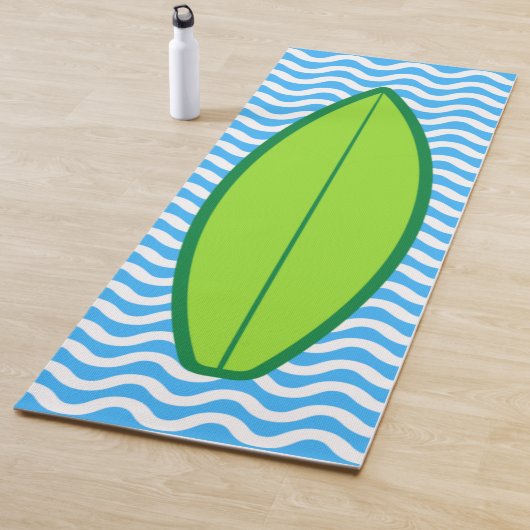 Cooles Green Blue Waves Surfen Yoga Mat Yogamatte (Beispiel)