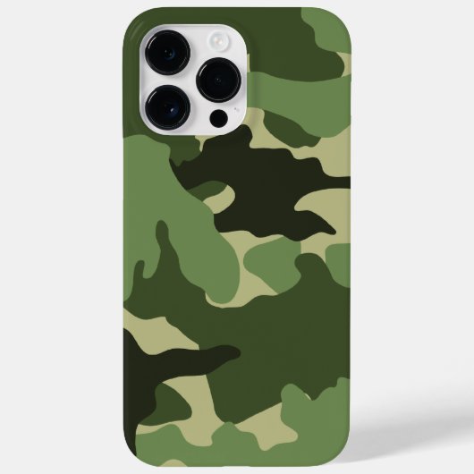 Cooles Green Camouflage Militärisches Muster schla Case-Mate iPhone Hülle (Rückseite)