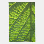 Cooles Green Leaf Muster Geschirrtuch (Vertikal)