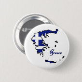 Cooles Griechenland Button (Vorne & Hinten)