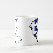Cooles Griechenland Kaffeetasse (Mittel)