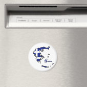 Cooles Griechenland Magnet (In Situ (Geschirrspüler))