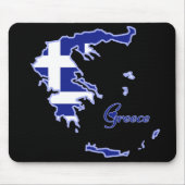 Cooles Griechenland Mousepad (Vorne)