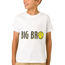 Cooles großes Bro Bruder-Shirt - Tennis-Thema