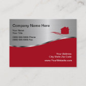 Cooles großes wirkliches Anwesen Visitenkarte (Vorderseite)