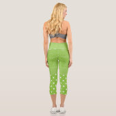 Cooles Grün Capri Leggings (Rückseite)