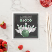 Cooles Grünbuch zum Party "Grüne Bowlinge" Napkins Serviette (Beispiel)