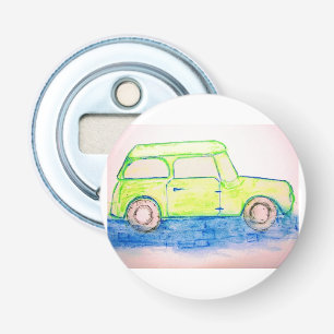 Cooles grünes Auto Flaschenöffner
